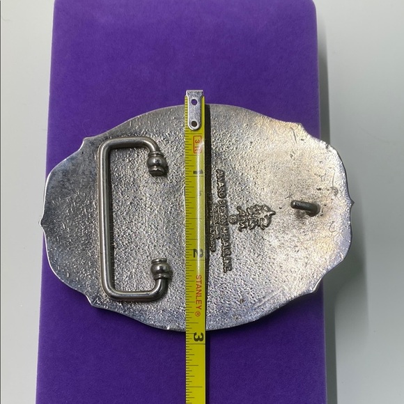 💛 Rare Award Design Medals Silver & Turquoise Eagle Belt Buckle - Picture 4 of 5